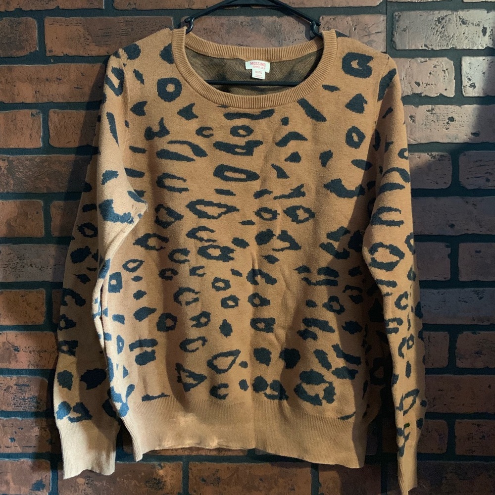 Cheetah print sweater